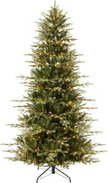 Pre-Lit Aspen Slim Christmas Tree 4.5ft - Compact Noble Fir Look