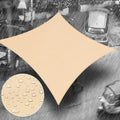 7 ft x 18 ft Beige Waterproof Rectangle Shade Sail - UPF50