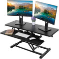 TechOrbits Standing Desk Converter 42 in - Adjustable Sit to Stand