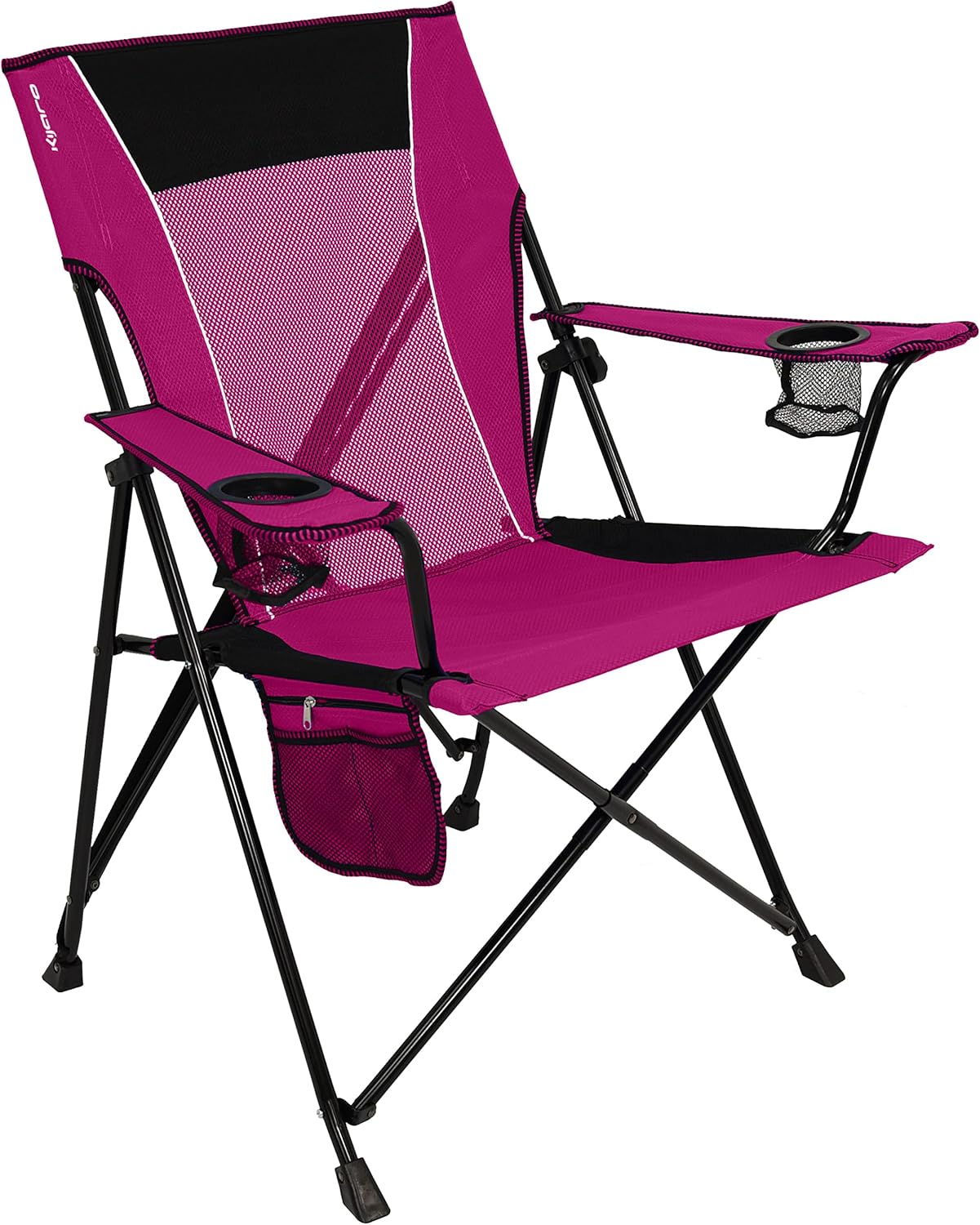 Kijaro Dual Lock Portable Lawn Chair - Locks Position for Comfort