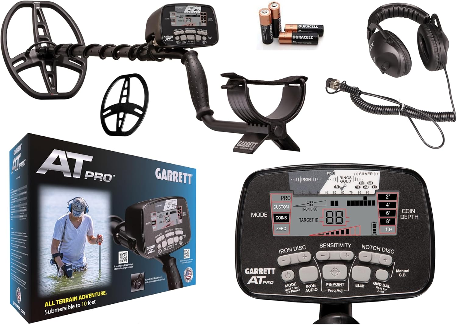 Garrett at Pro Metal Detector - Waterproof, All-Terrain Performance