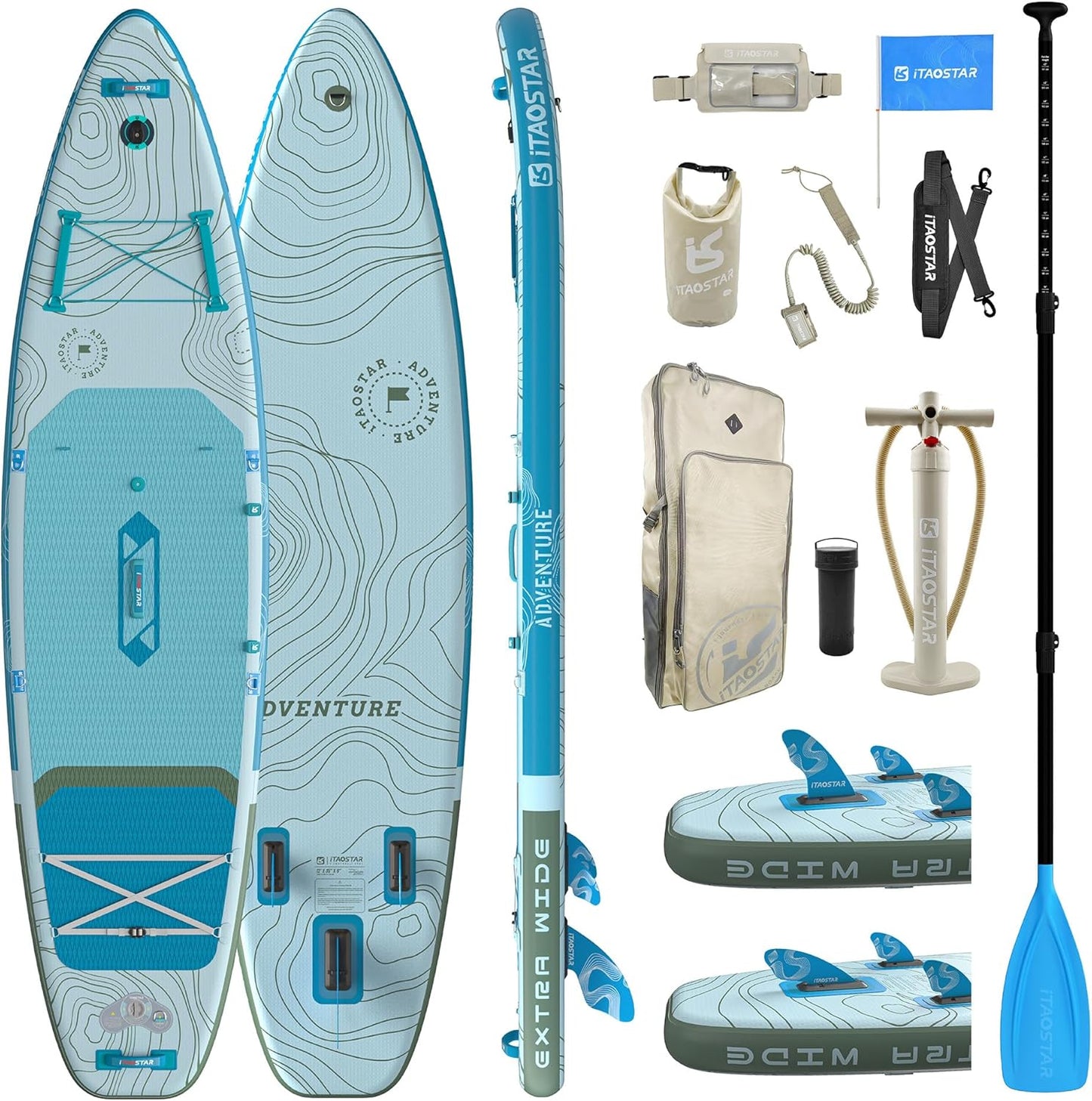 Adventure 1235in Extra Wide Paddle Board for All Skill Levels