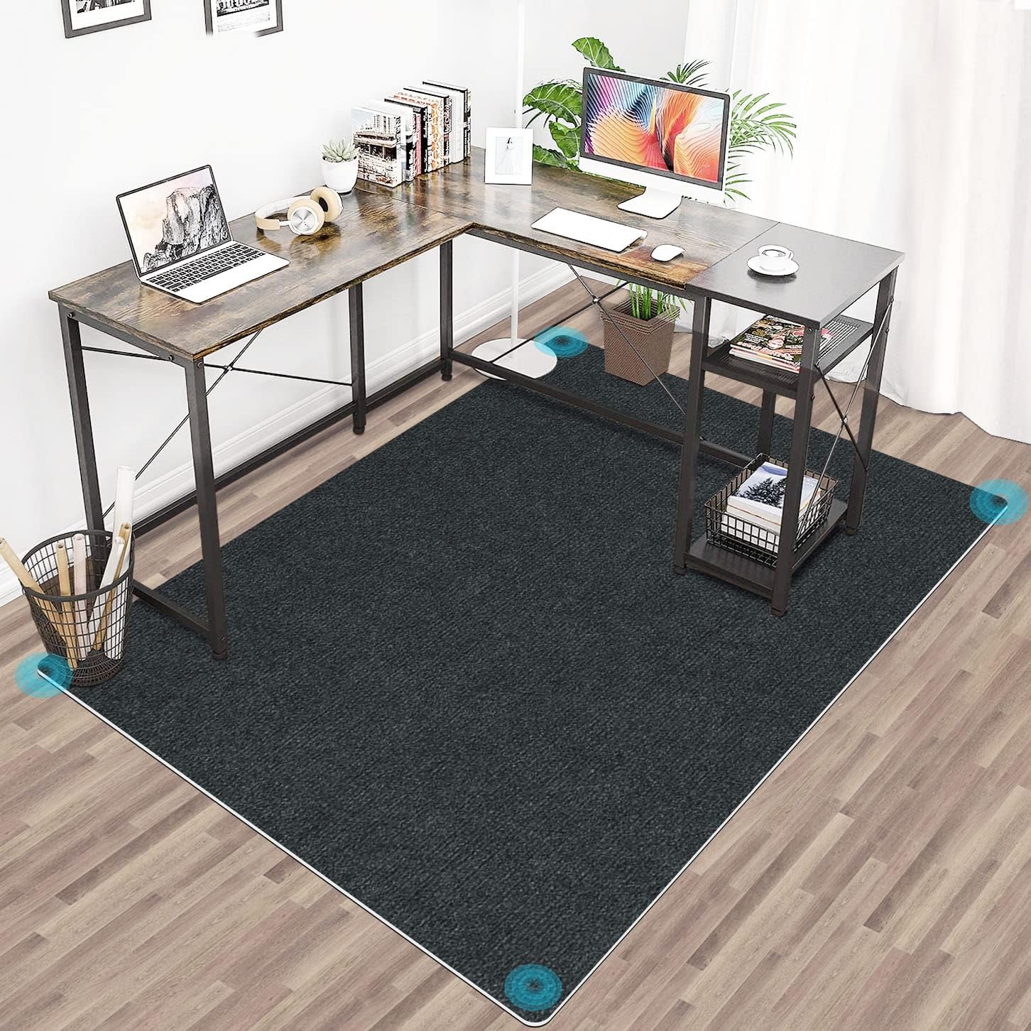 Carpeted Office Floor Mat - Hriiiiya Protection