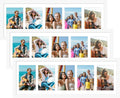 Picrit 8x24 White Collage Picture Frame 3 Pack - Gallery Set