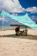 Neso Grande Beach Tent: 7ft Tall, 9x9ft, Cooler Pocket