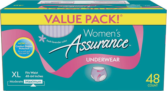 Maximum Protection XL Incontinence Underwear - 96 Ct