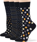7BigStars Women Crew Socks - Colorful Cotton Casual Dress Socks