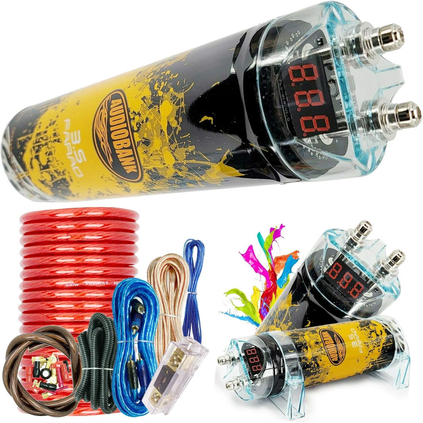 Audiobank 3.5 Farad Capacitor and Amplifier Wiring Kit Review
