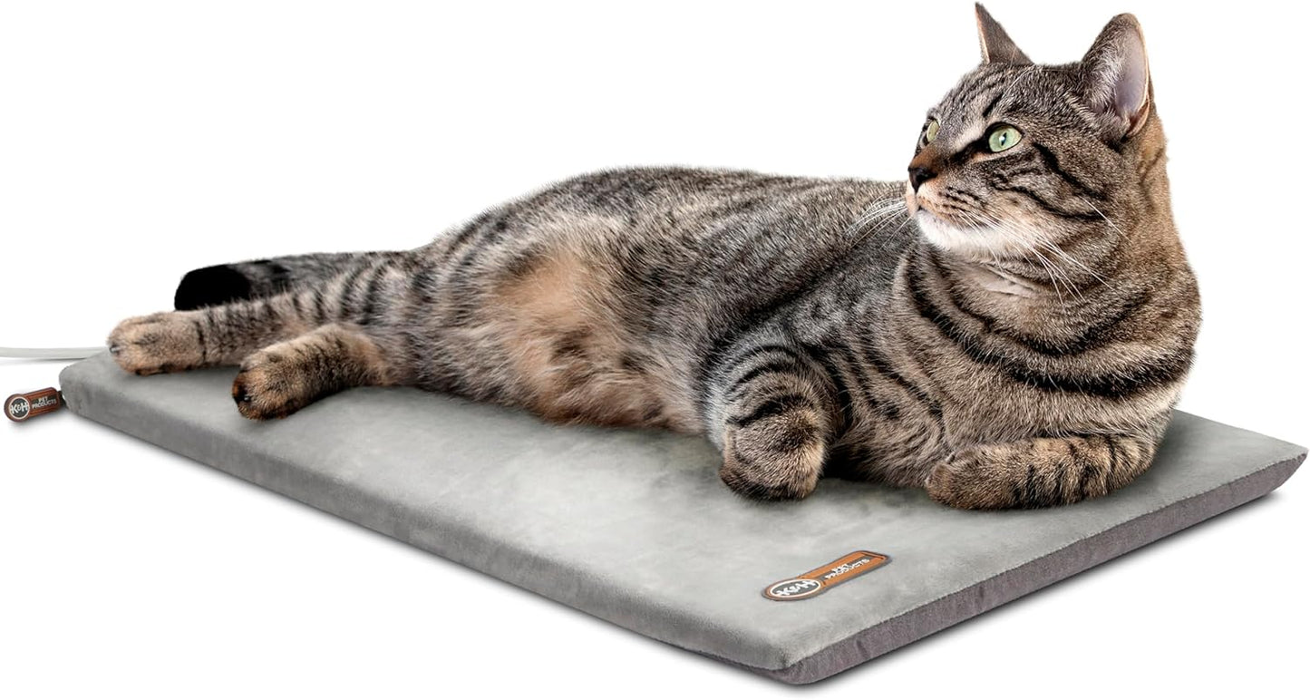 K&H Heated Cat Bed Pad for Indoor Cats - Calming Warmth
