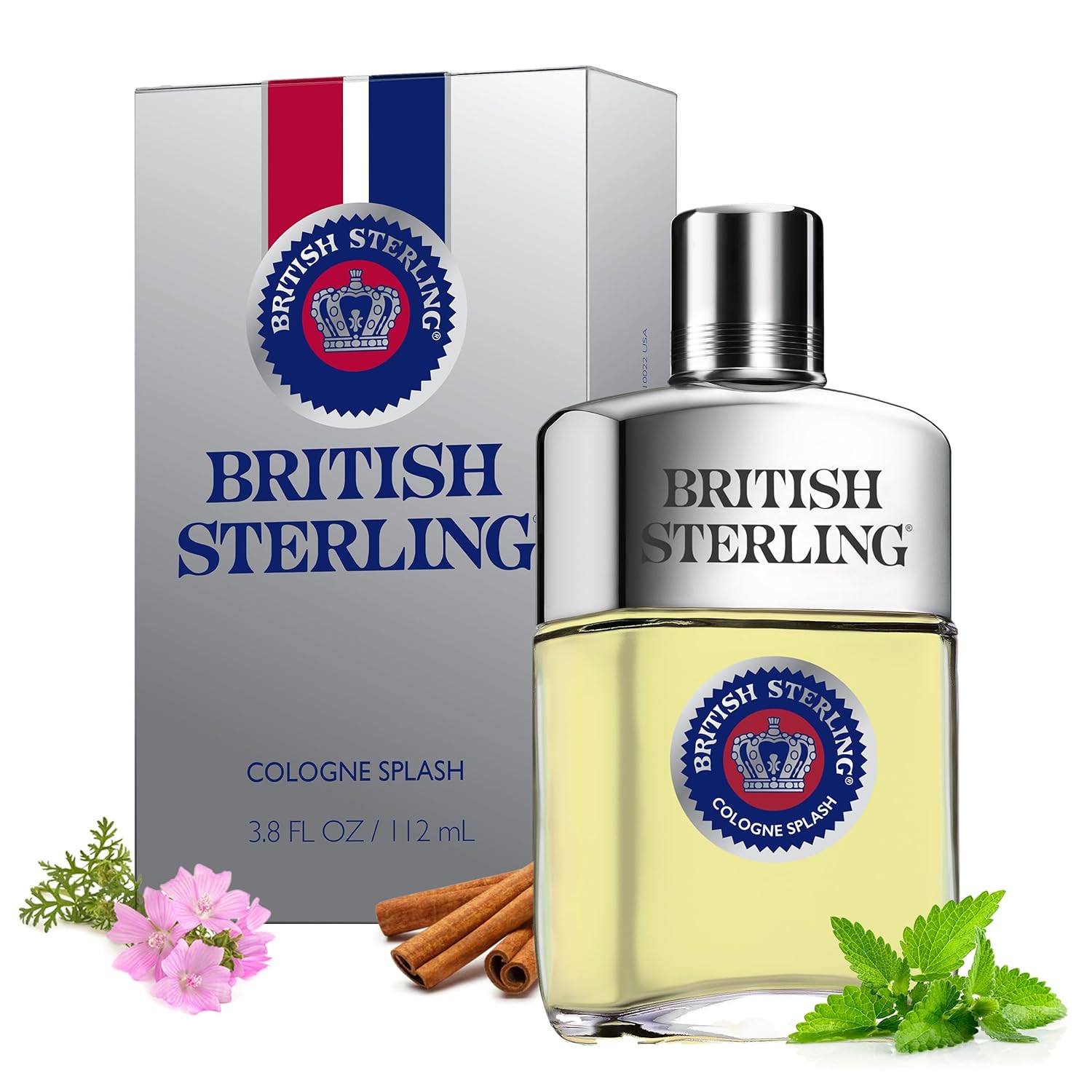 British Sterling Cologne Splash for Men - 3.8-Ounce Elegance
