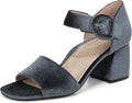 Vionic Women's Chardonnay Heeled Sandal - Supportive 2.5in Heel Suede