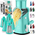 Rotary Cheese Grater 5 Blade Cheese Shredder - Manual Hand Crank