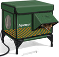 Weatherproof Heated Cat House for Outdoor Winter Comfort