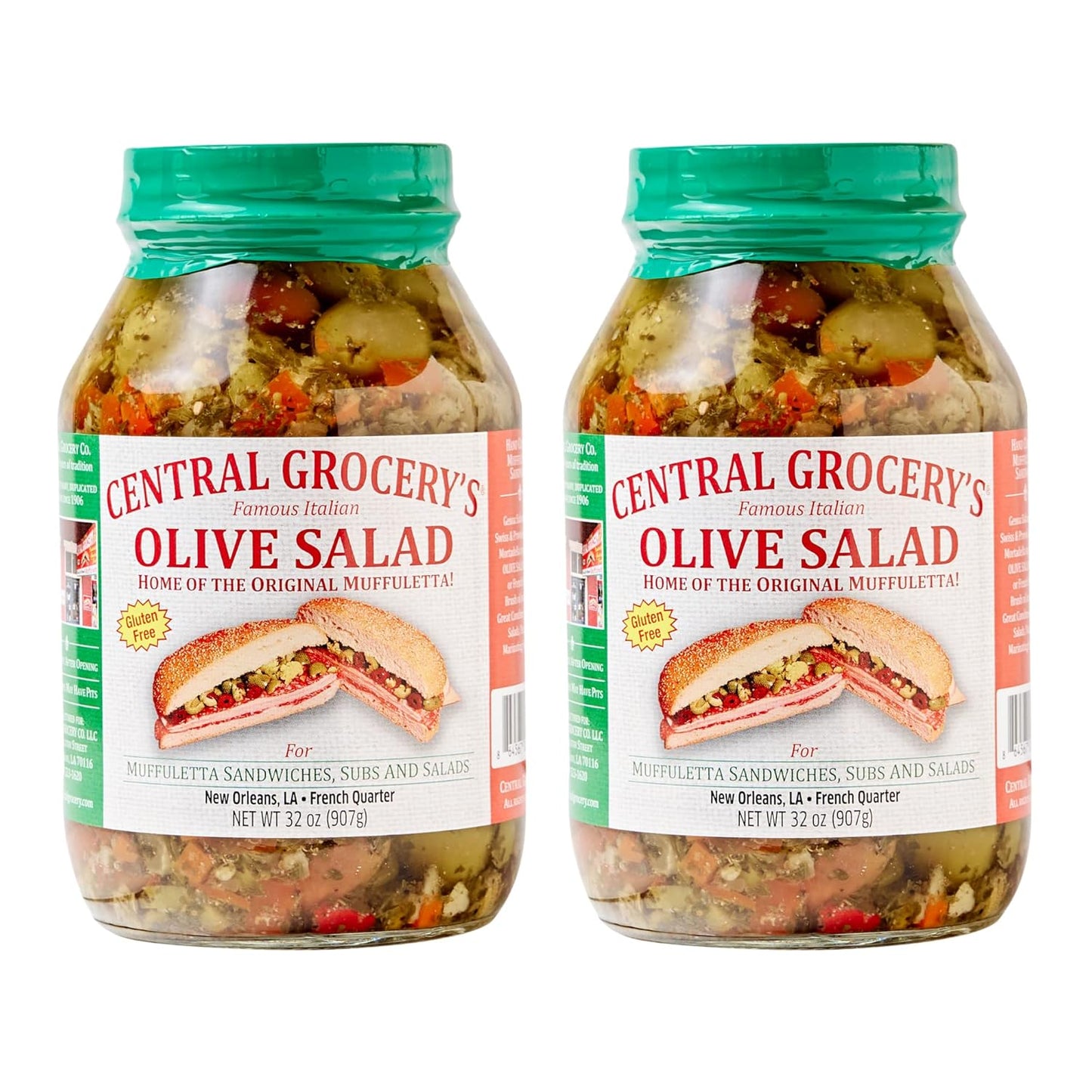Central Grocery Olive Salad - Perfect for Muffulettas and More
