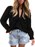 PRETTYGARDEN Women's Trendy Blouse Perfect for Day and Night