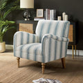 HULALA HOME Comfy Blue Armchair