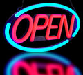 BritTech 24 in x 12 in Ultra Bright LED OPEN Sign - Remote Controlled