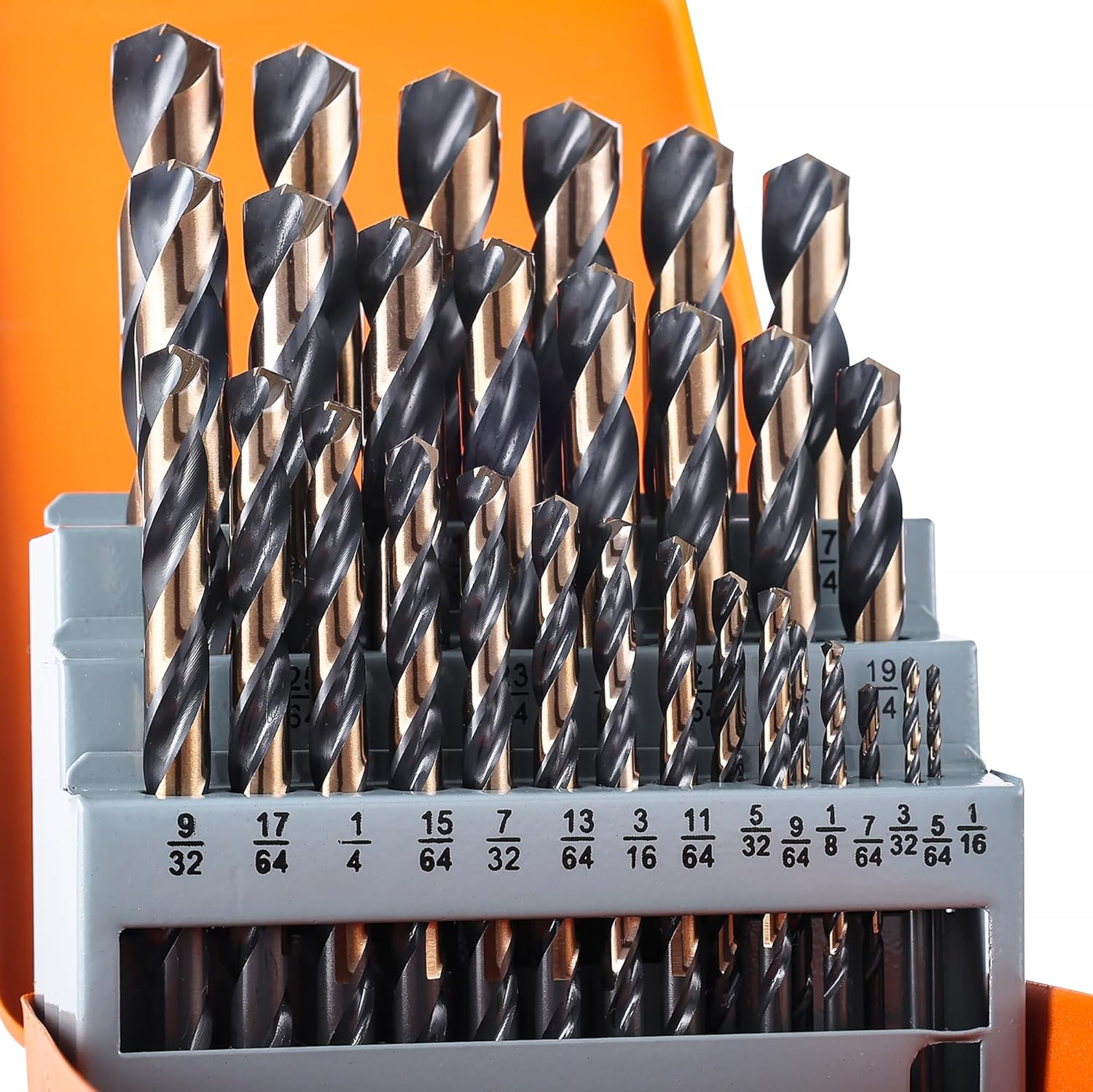 29Pcs Cobalt Drill Bit Set for Precision Drilling Tasks