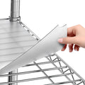 Sterling Shelf Liners Wire Rack Covers 18x36 in - Clear Graphite Set