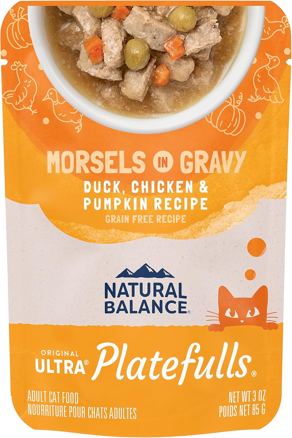 Natural Balance Grain Free Wet Cat Food with Duck & Pumpkin