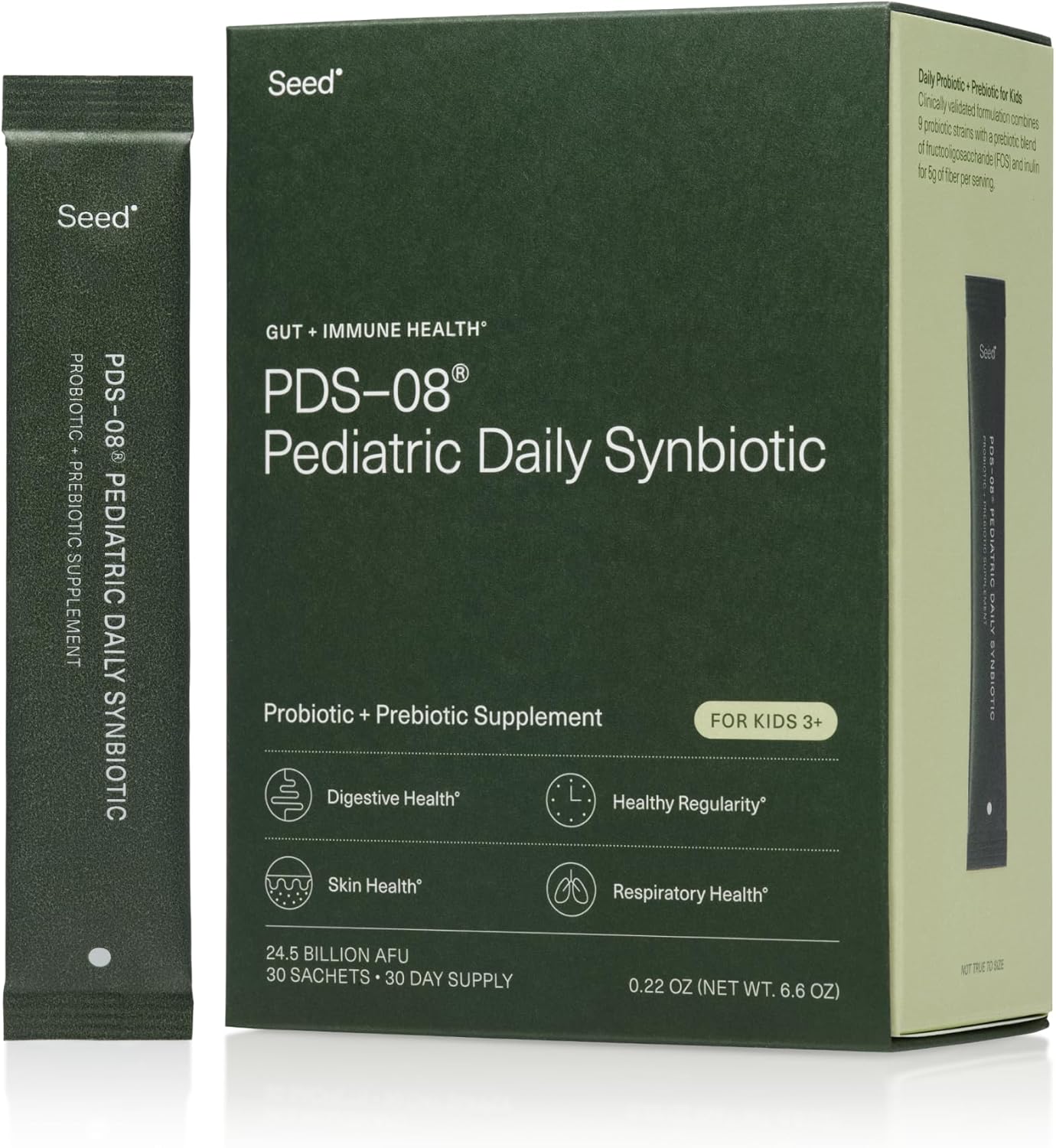 Seed PDS-08 Pediatric Daily Synbiotic for Kids' Health