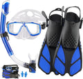 Snorkeling Gear for Adults with Fins - Professional Travel Set