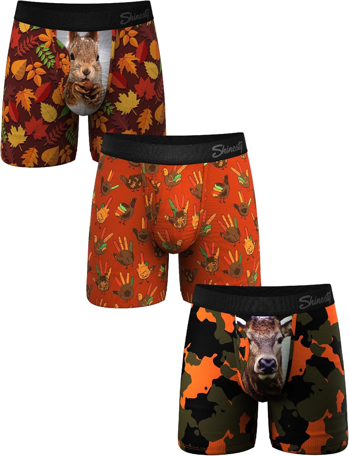 Shinesty Boxer Briefs for Men with Hammock Support Pouch