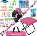 Kids Fishing Pole Set Telescopic Rod Reel Combo - Starter Kit