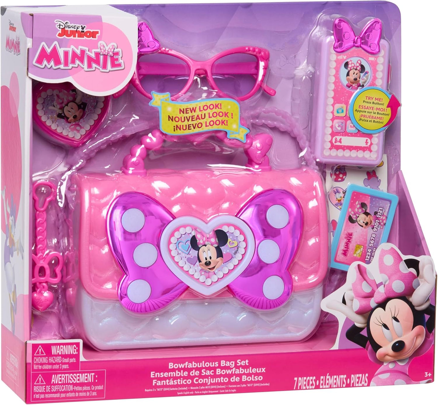 Minnie Mouse Bowfabulous 7-Piece Dress Up Set for Kids