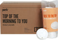 Perk Plastic Hot Cup Lid for 10/12/16 Oz Cups - Spill-Resistant Dome