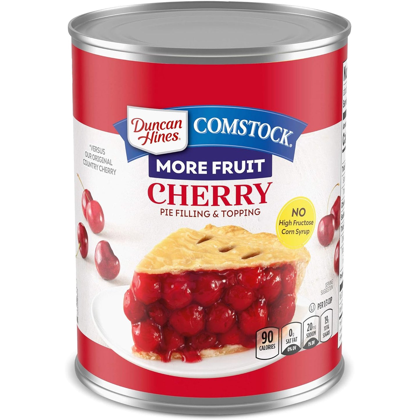 Duncan Hines Comstock Cherry Pie Filling & Topping, 21 Ounce