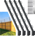 4-Pack Angle 25 Fence Post Extender 31in - Increases Height