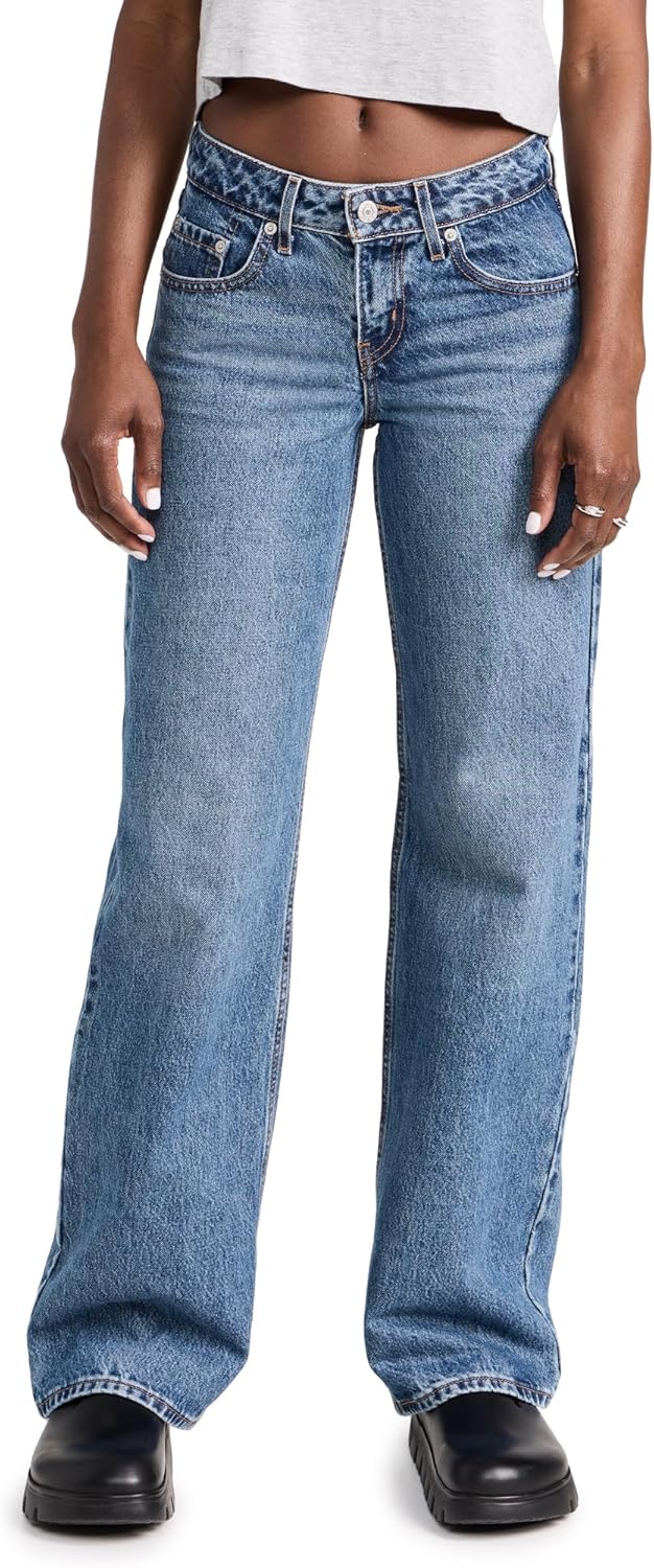 Levi's Womens Low Loose Jeans with Heavyweight Denim Fabric