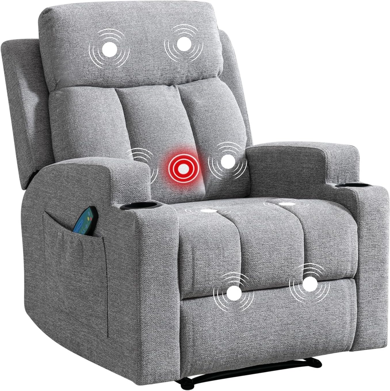 Phoenix Home Massage Recliner: Heat & Comfort