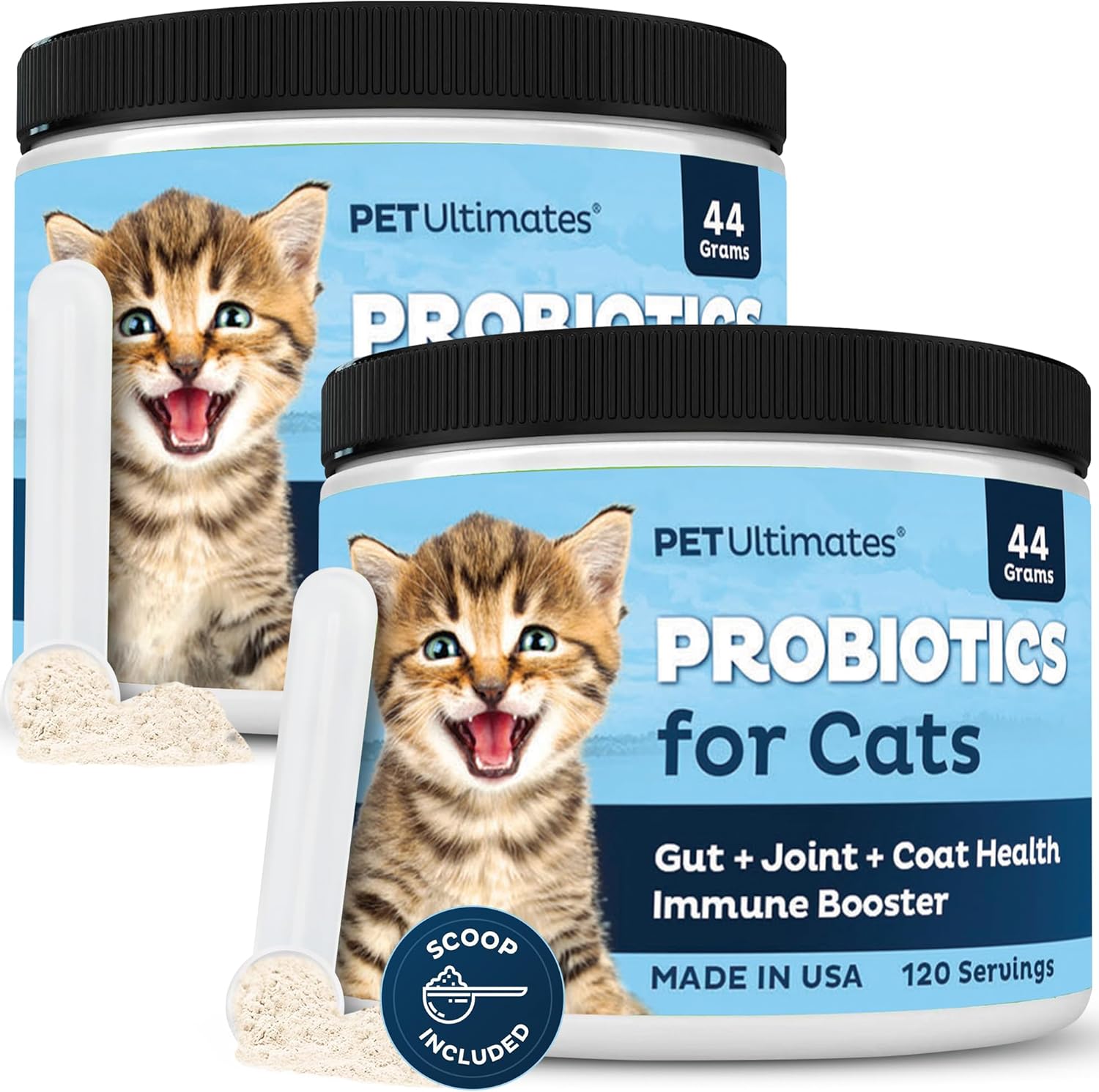Pet Ultimates Probiotics for Cats - Digestive Support & Recovery