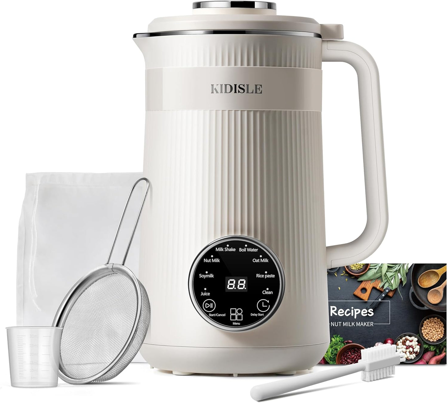 8 in 1 Nut Milk Maker Blender for Homemade Plant Based Milks