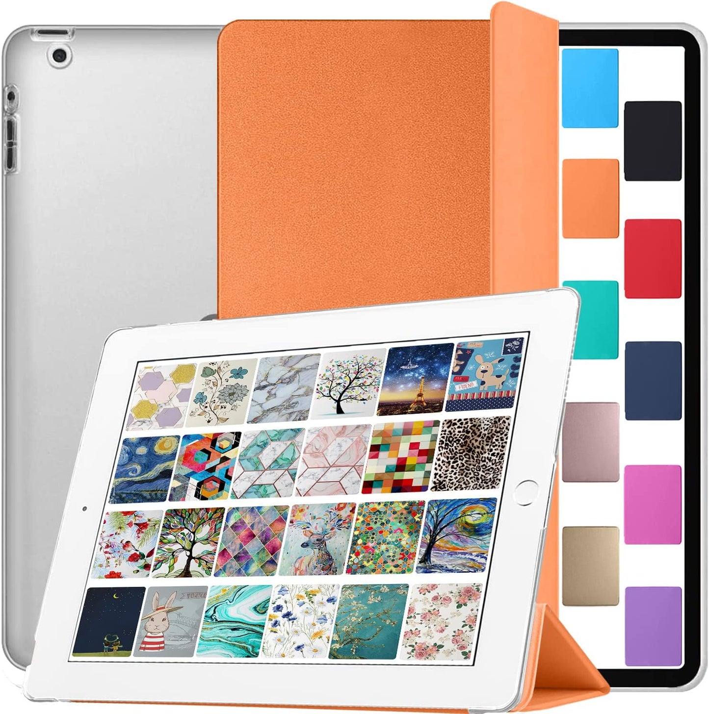 DuraSafe iPad 9.7 inch Case for 4th 3rd 2nd Gen - Orange