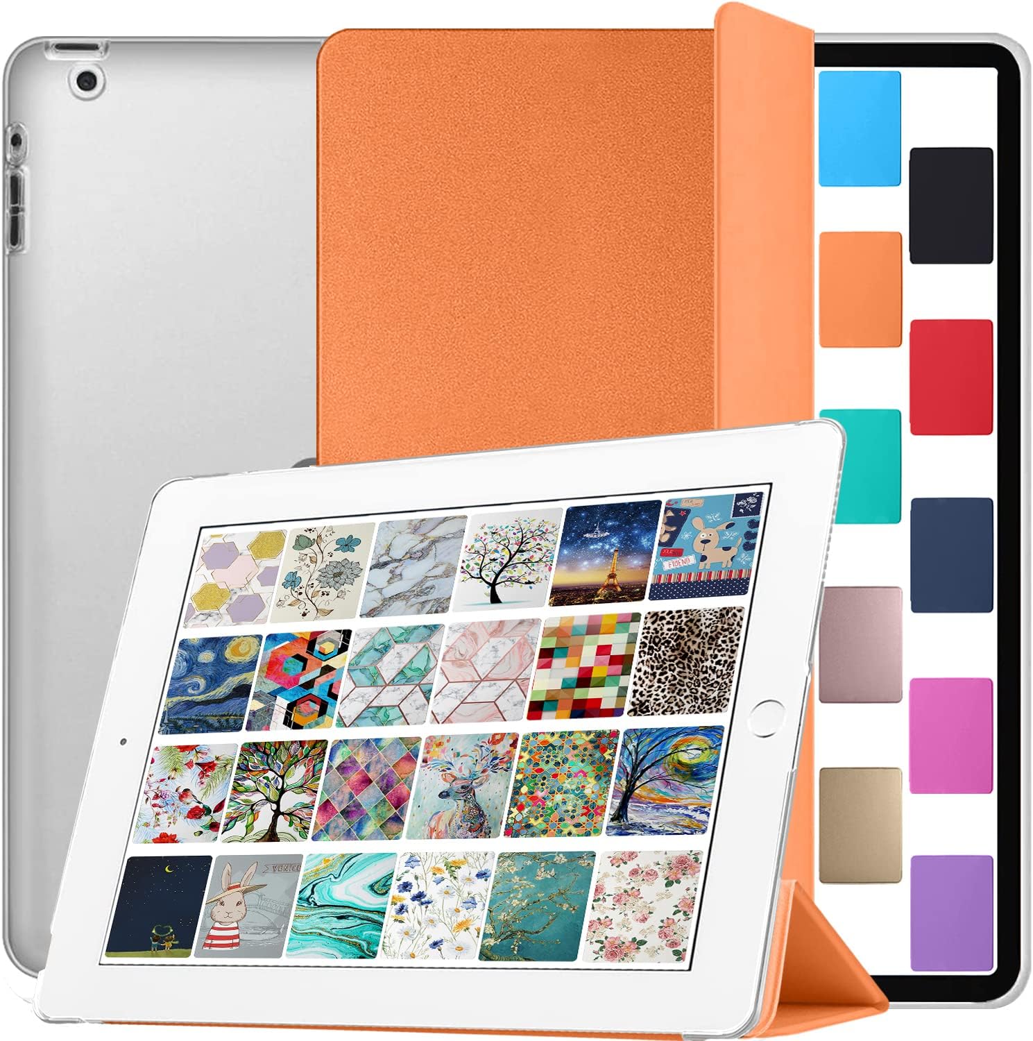 DuraSafe iPad 9.7 inch Case for 4th 3rd 2nd Gen - Orange