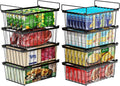 Chest Freezer Organizer Bins - 8 Pack Stackable Freezer Baskets