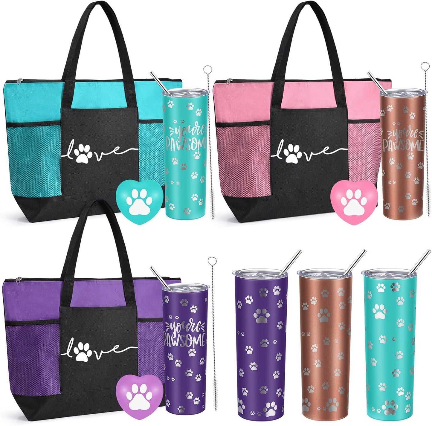 Veterinary Technician Week Gift Set with Tumbler and Tote Bag