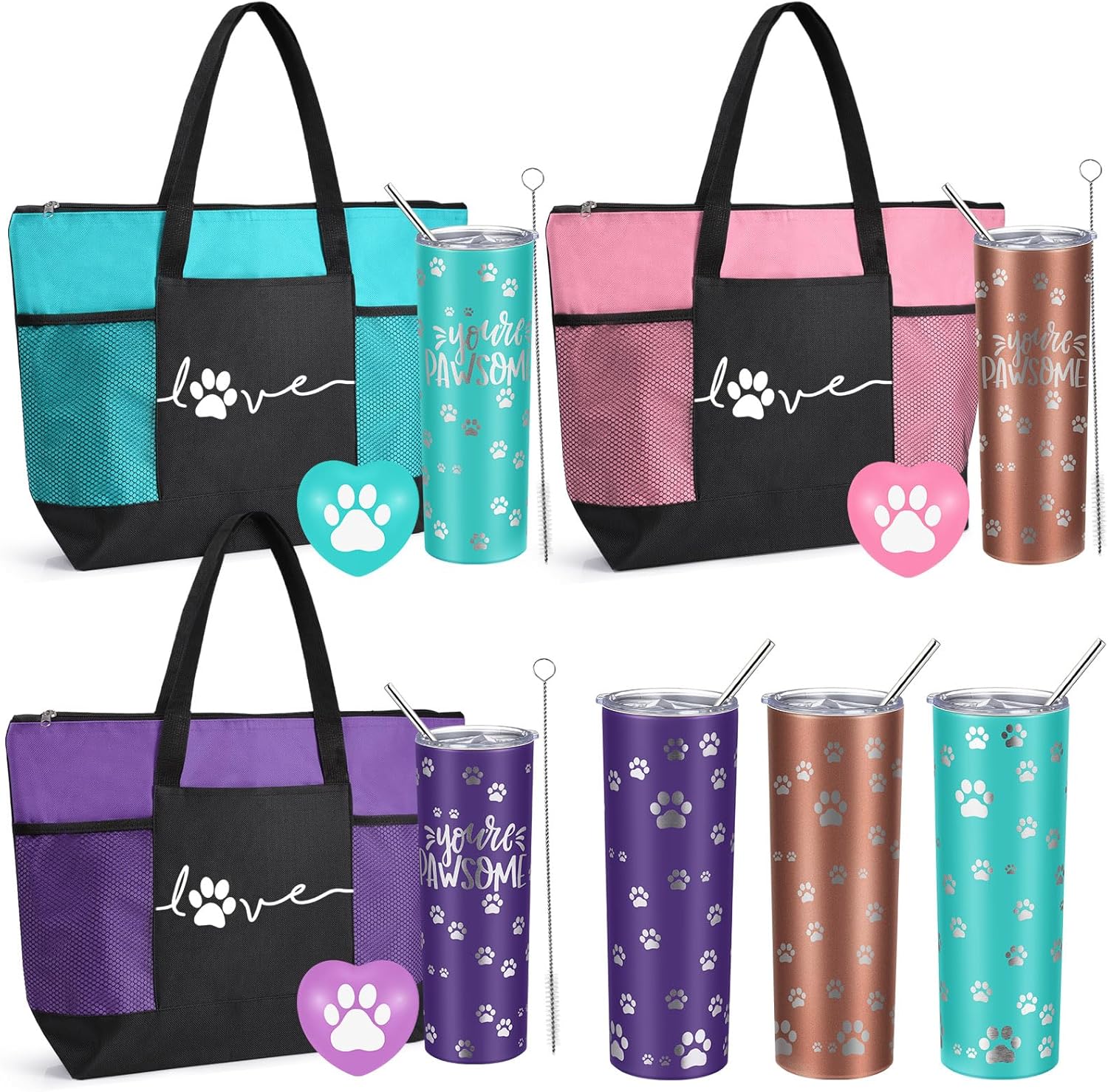 Veterinary Technician Week Gift Set with Tumbler and Tote Bag
