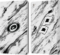 NHL Marble Carolina Hurricanes Leather Wallet iPad 10.2 Case - Durable