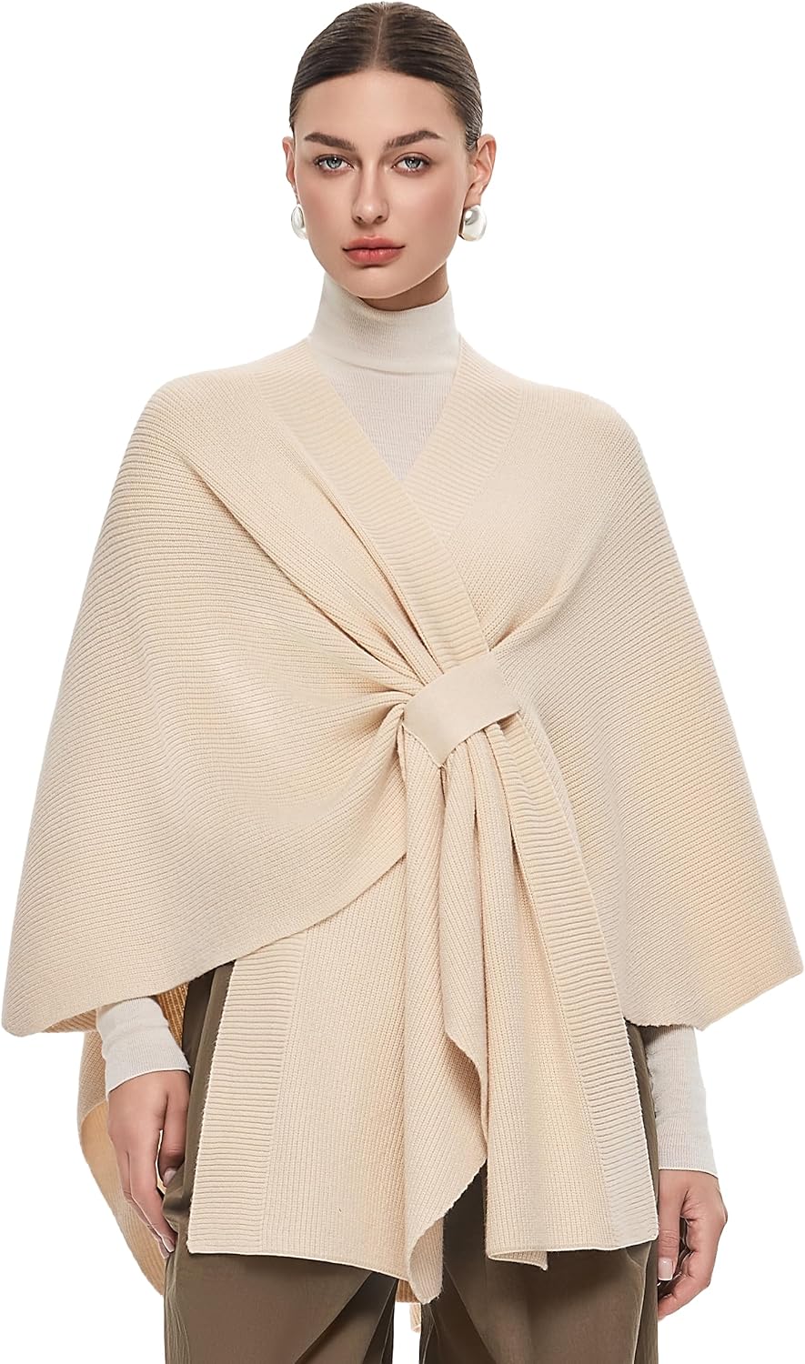 PULI Women's Elegant Shawl Wraps for All Seasons and Styles