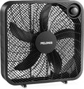 PELONIS 20 in Box Fan - Powerful 2,295 CFM Airflow for Home