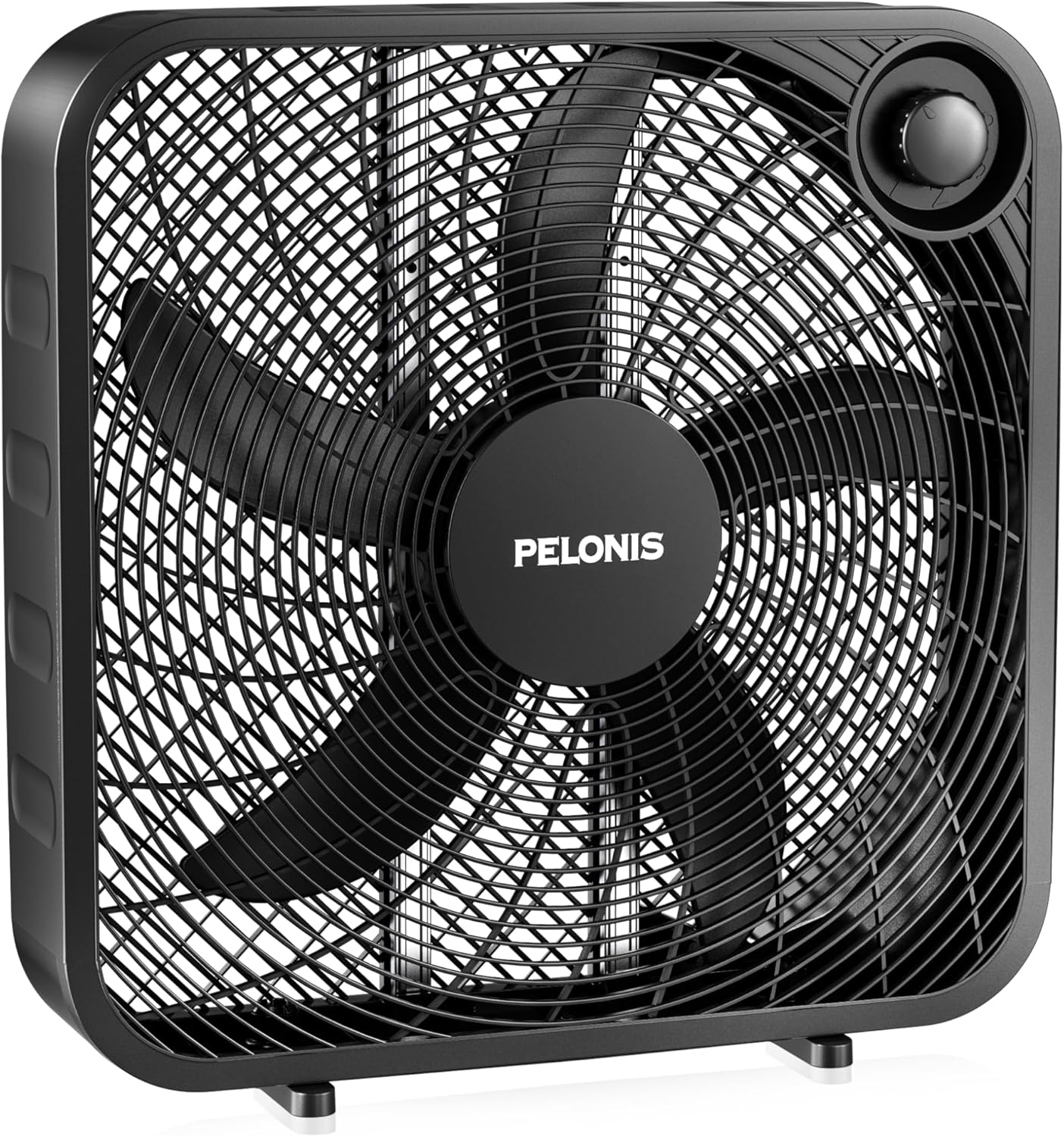 PELONIS 20 Inch Box Fan with 3 Speeds for Versatile Cooling