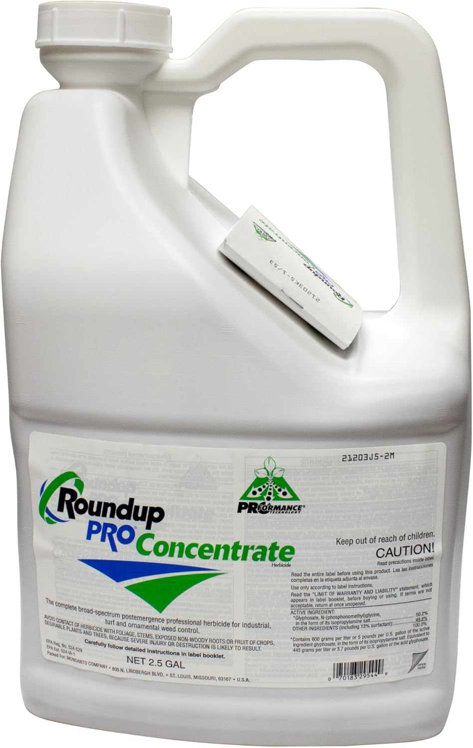 Round Up Pro Weed Killer 2.5 Gallon for Effective Weed Control