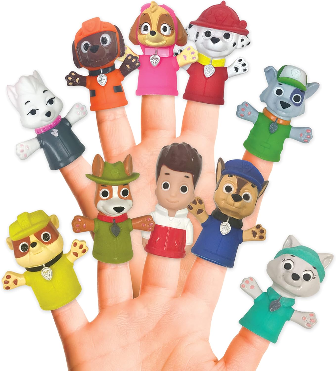 Nickelodeon PAW Patrol Finger Puppet Set - 10pc Fun!