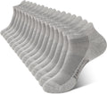 Men's Ankle Socks 8 Pack - Cushioned Moisture Wicking Running Socks