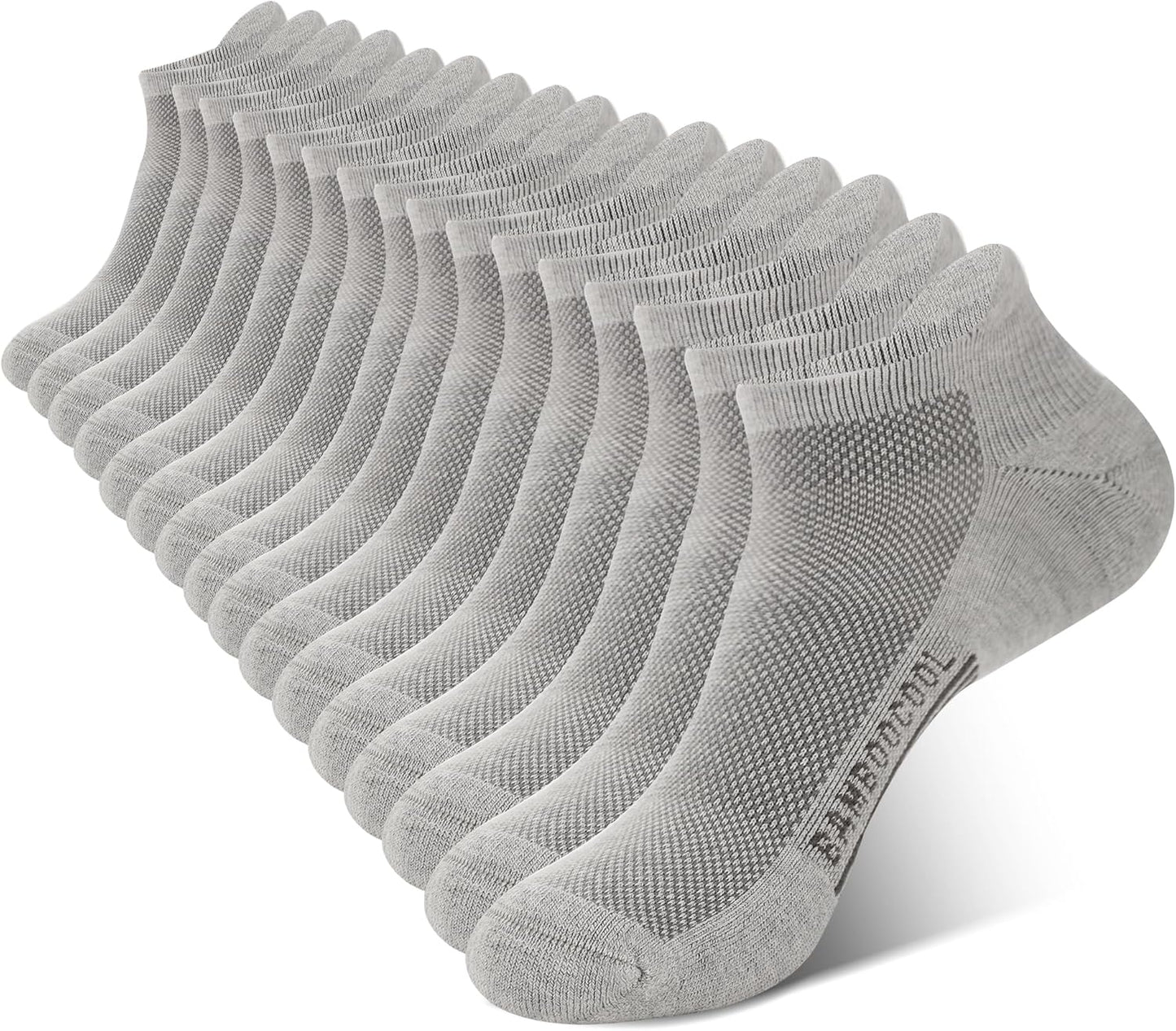 Bamboo Cool Men's Ankle Socks for Running and Athletic Use