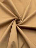 Khaki Broadcloth Fabric by the Yard - 60in Wide, 15 Yard Roll